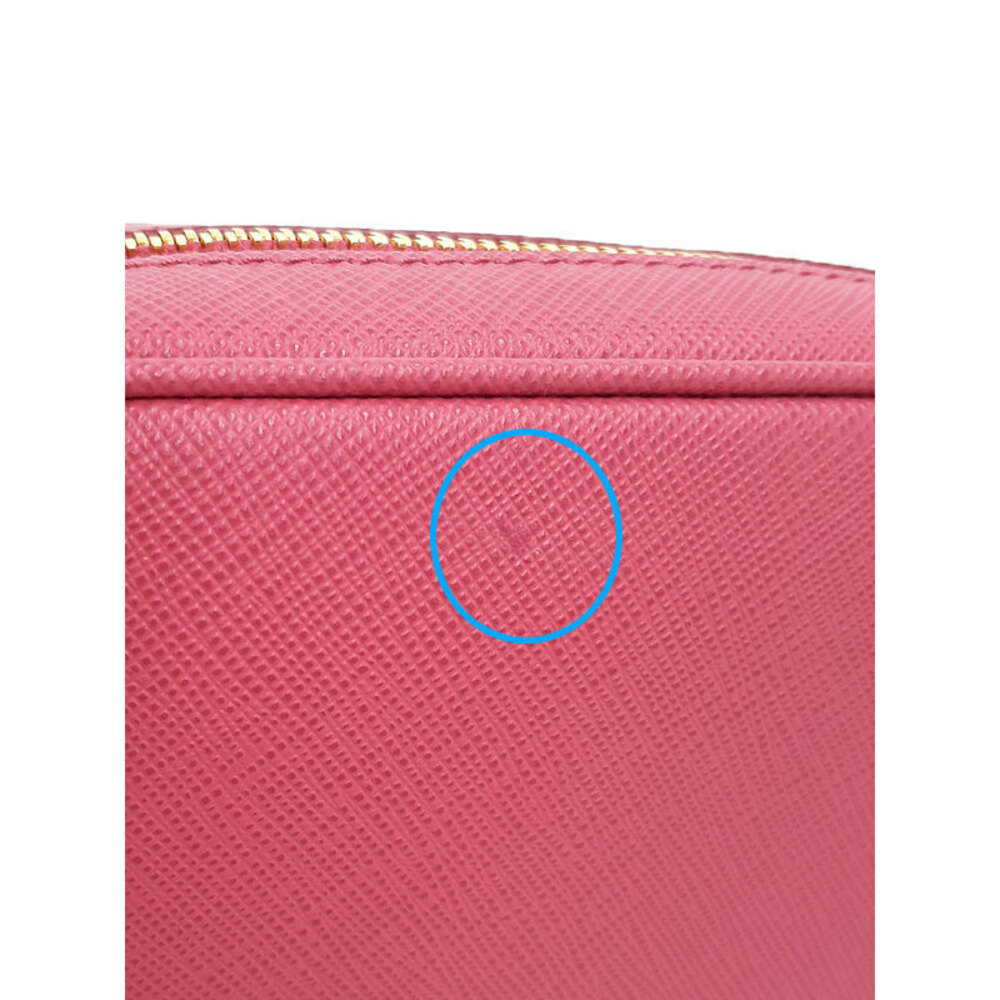 Prada Ribbon Crossbody Leather Shoulder Camera Saffiano Pink Bag - Picture 5 of 9